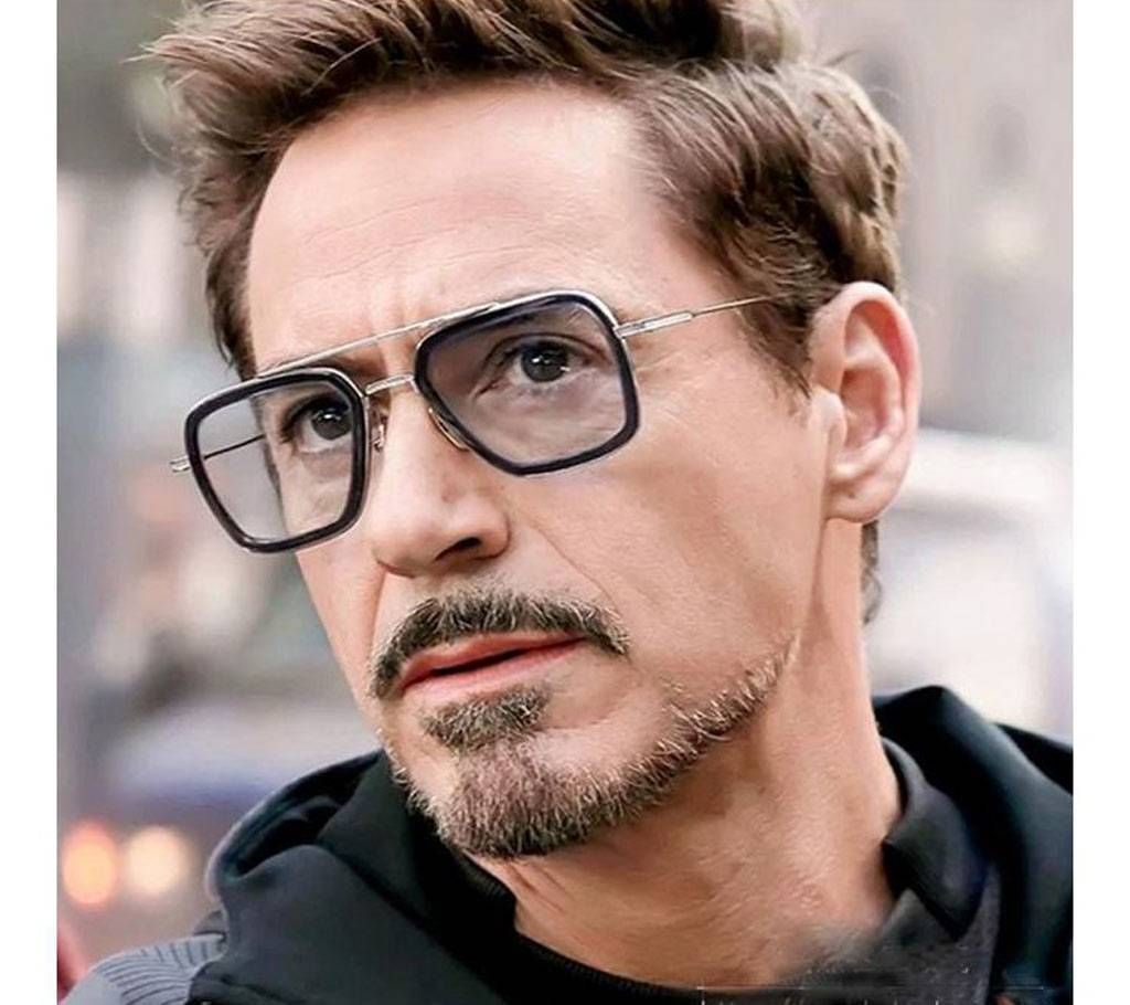 Avengers Iron man Glasses Endgame Tony Stark Square Sunglasses with Stylish Box