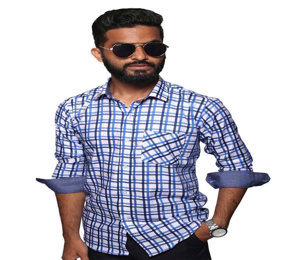 Slim Fit Check Casual Shirt For men 