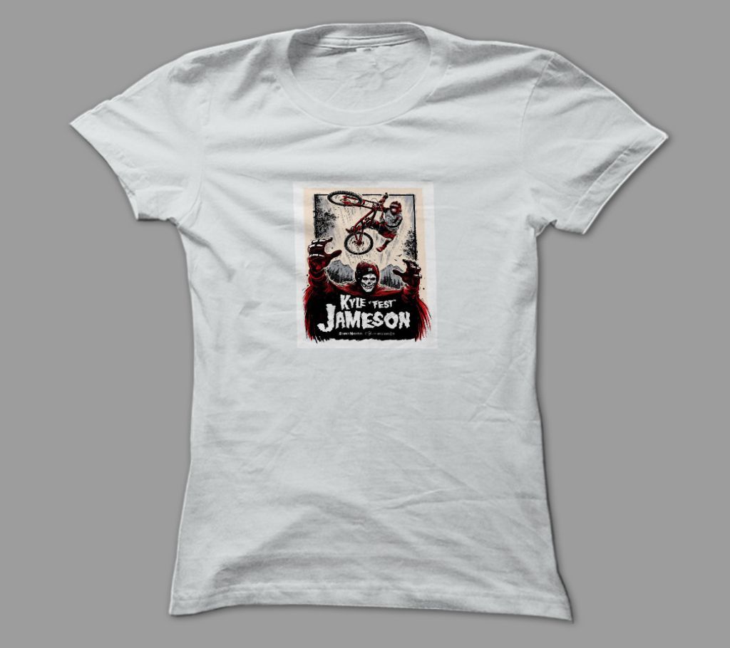 Kyle Test Jameson White Polyester T-Shirt