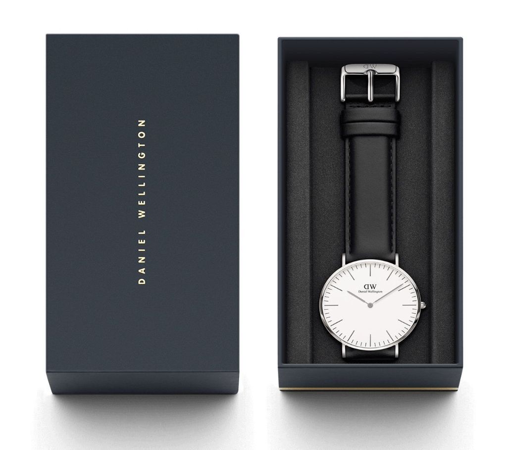 DW Leather Strap Analog Watch For Men  STW28  GLM1 Copy
