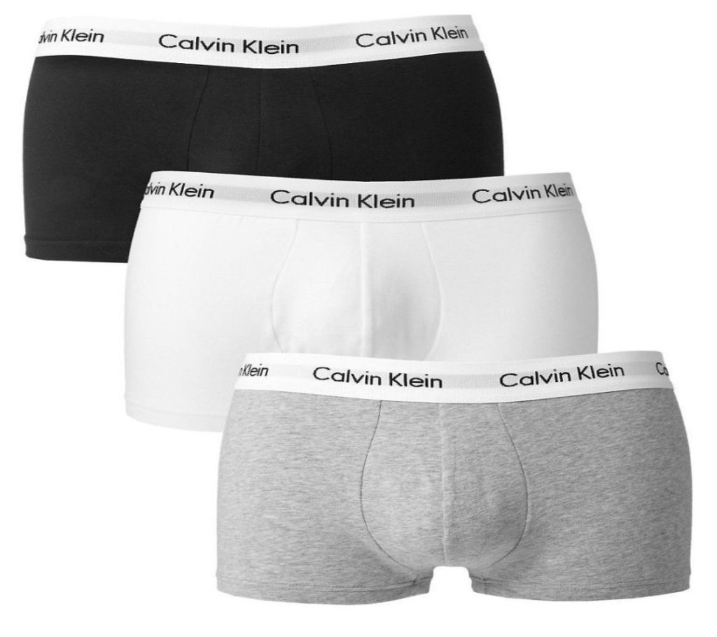 Mens 3 Pack Calvin Klein Cotton Stretch Boxer Brief Shorts