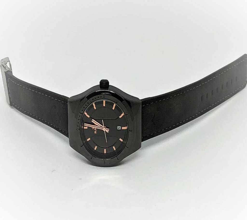 RADO Black Belt Wrist Watch For Men (Copy)