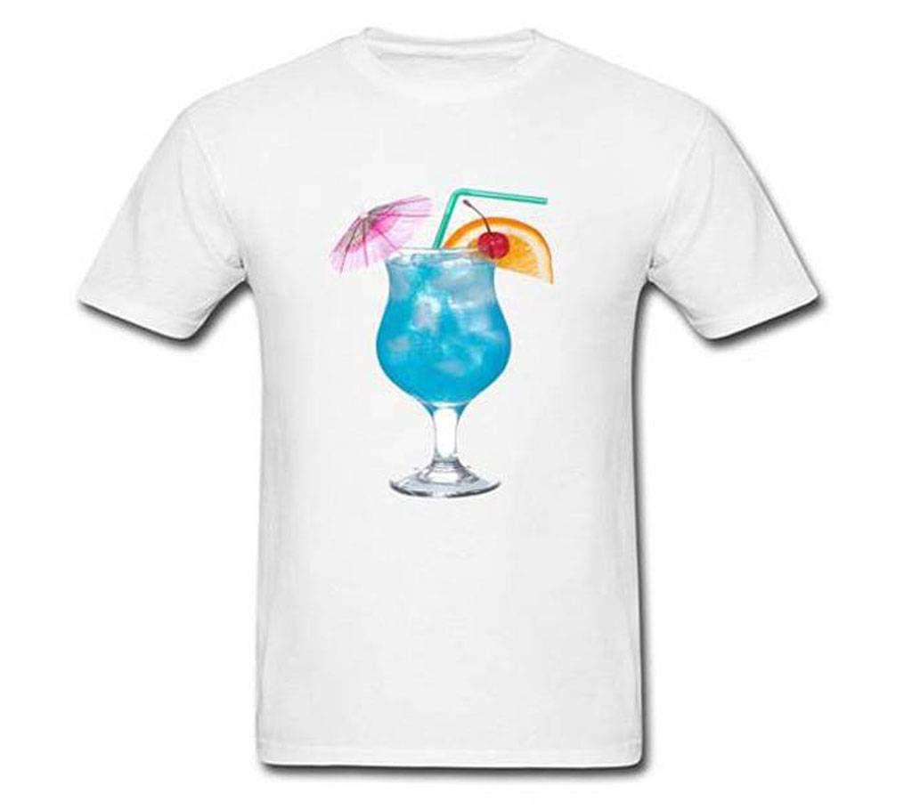 Drinks Gents Half Sleeve Cotton T-Shirt