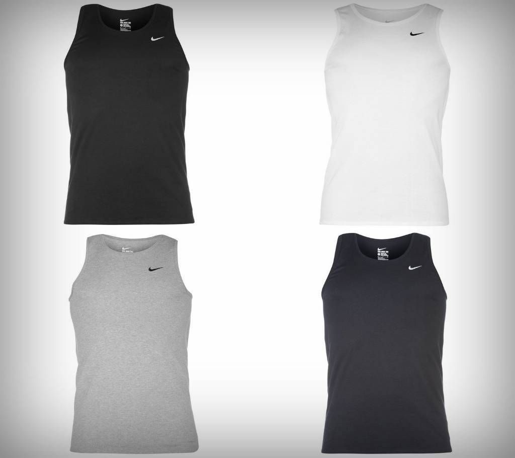 Solid Color Men's Sleeveless T-shirt Combo of 4 pack 