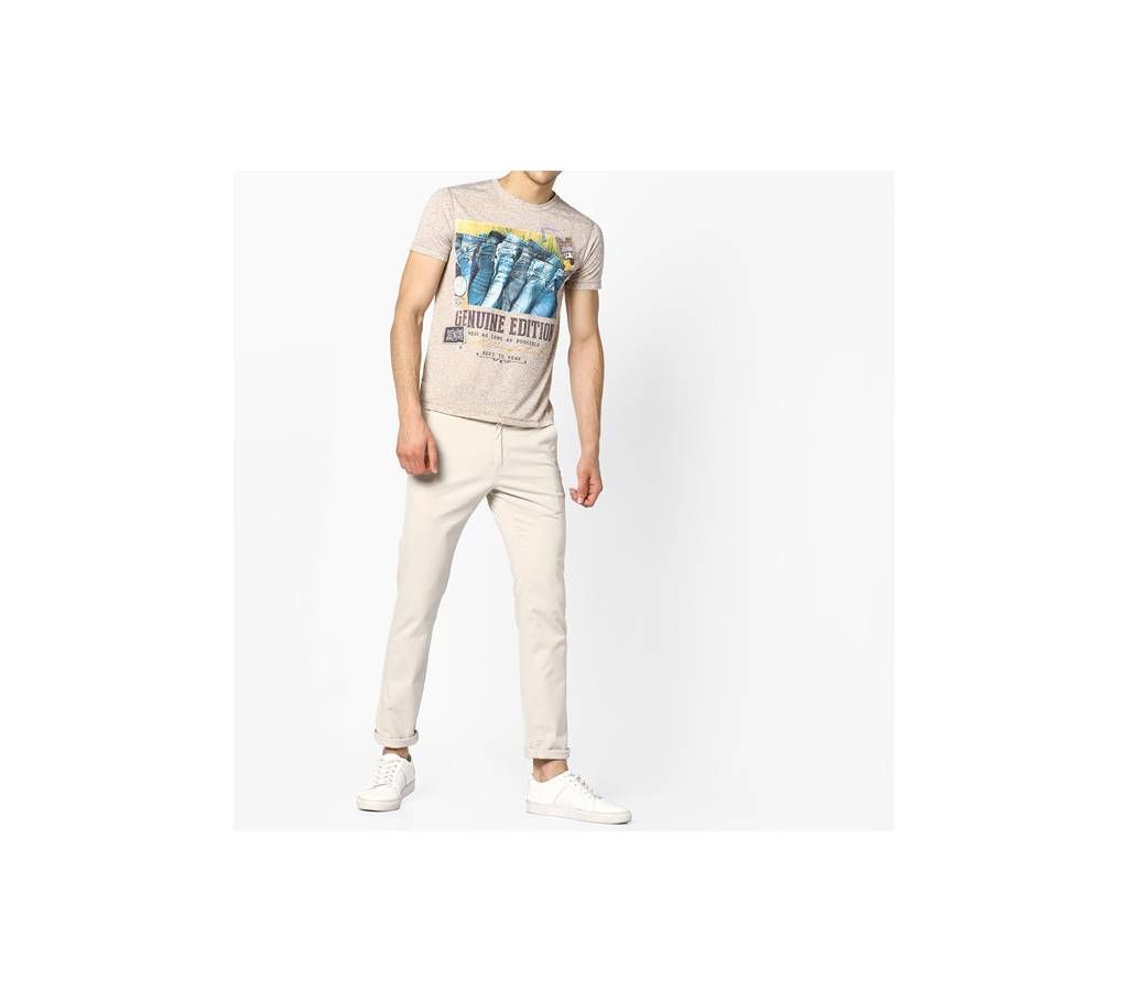 Mid-Rise Flat-Front Chino Pant for Men