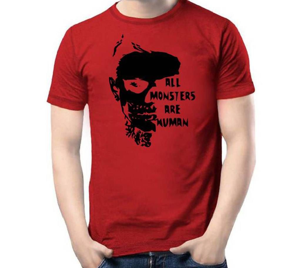 Monstar Gents Half Sleeve Cotton T-Shirt
