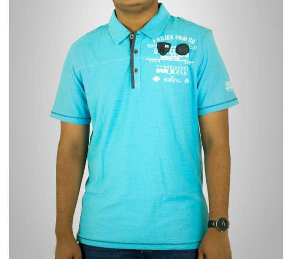 GREEN TEXTURED POLO