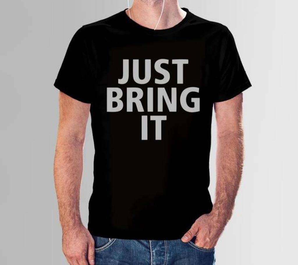 Just Bring IT Cotton T-shirt For Men