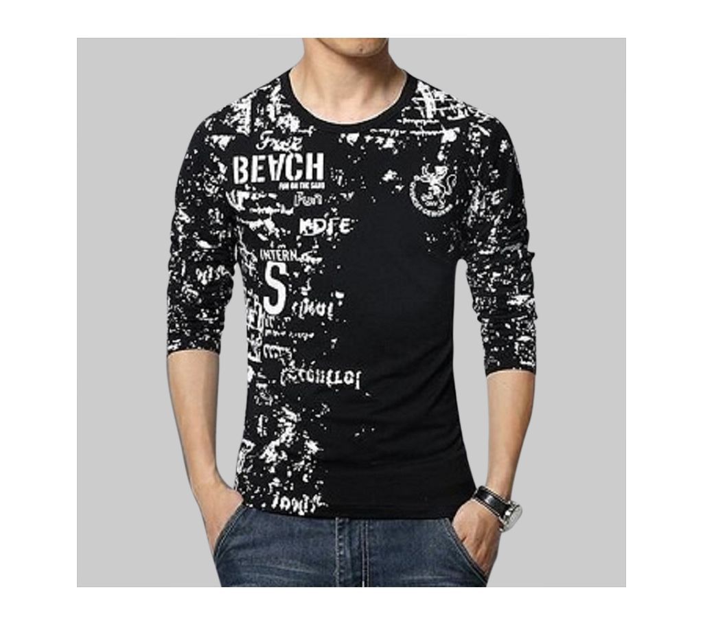 Black Stylist Design T-shirt