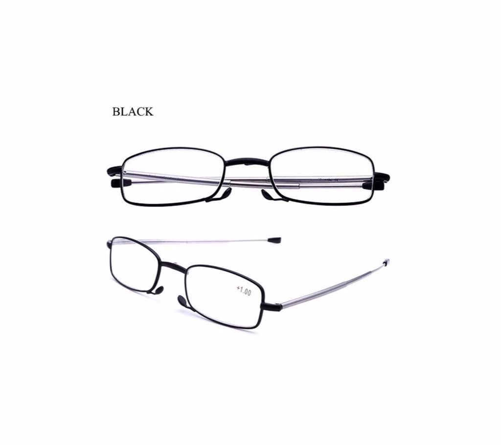 Folding Frame Anti blue light Antenna Reading Glasses With 1+ Power Added