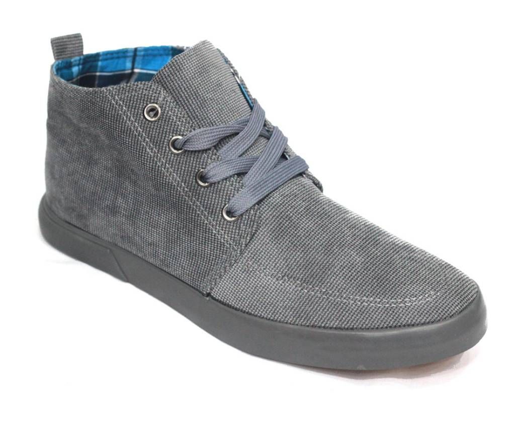 Ash Color Ankle Sneakers for Men