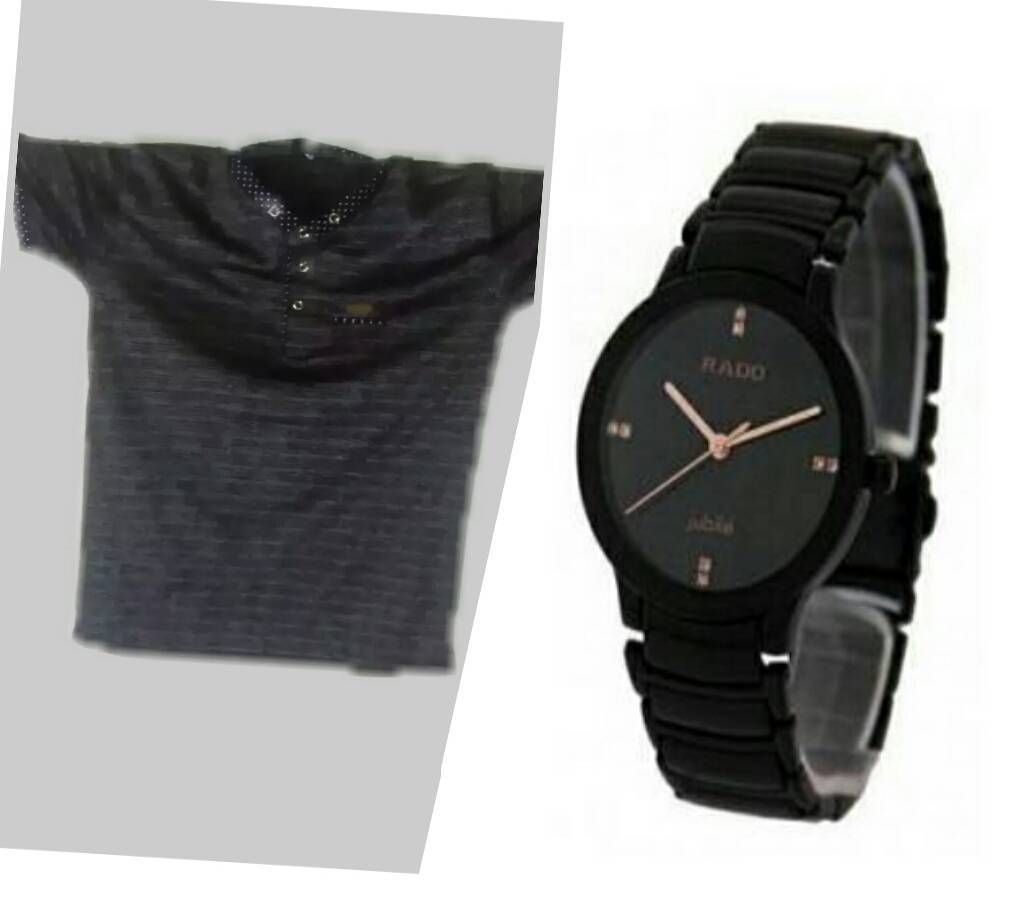 Rado watch (Copy) + T-shirt Combo Offer