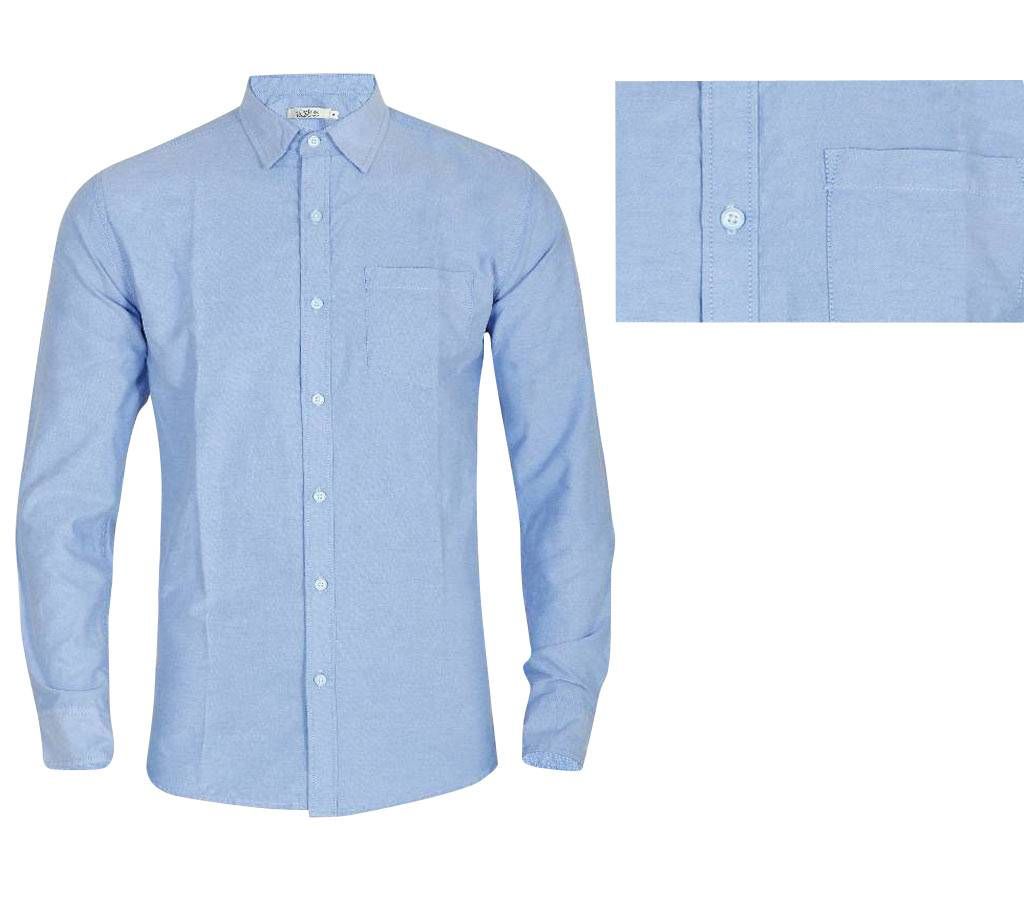 solid color mens formal cotton shirt