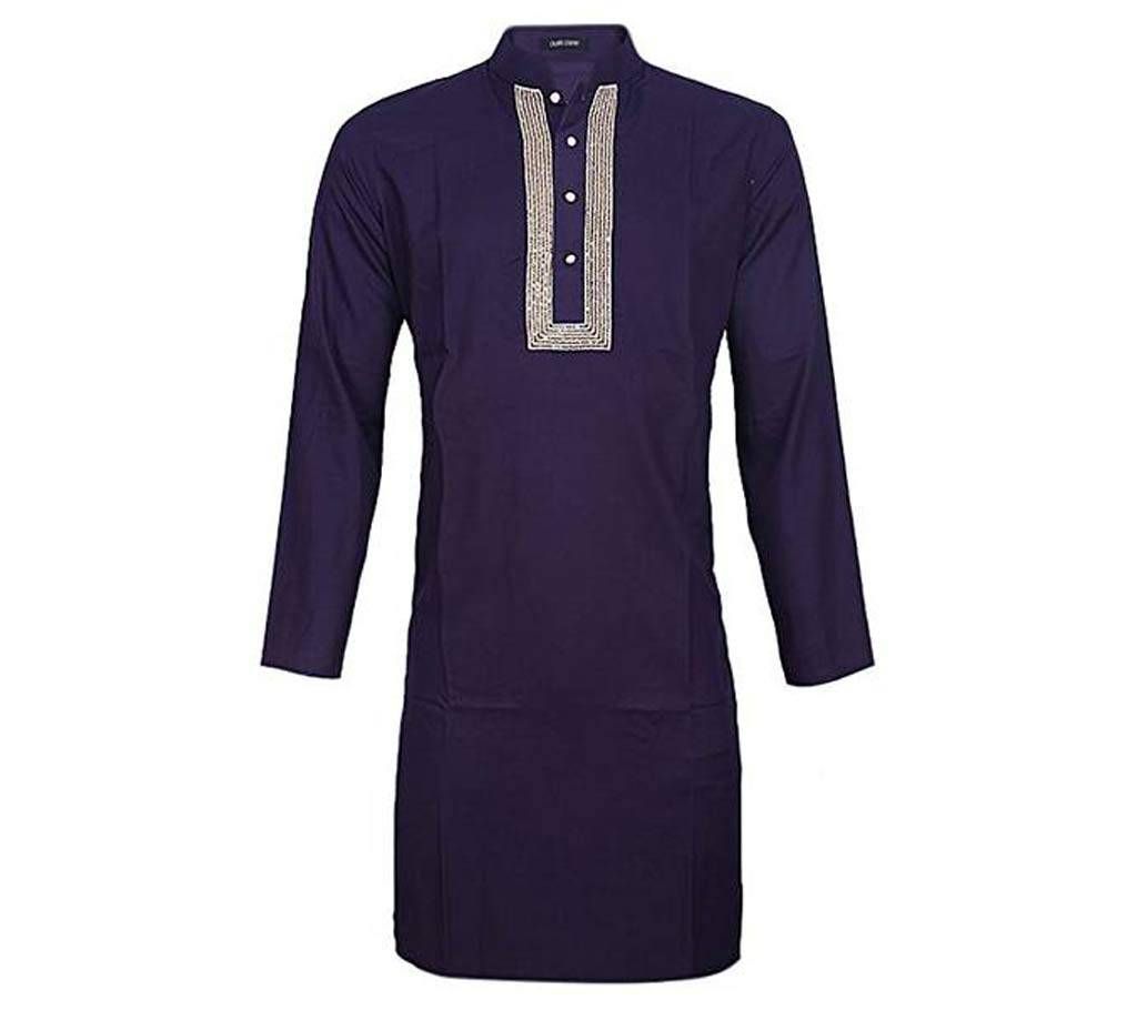Indigo Cotton Panjabi For Men - OZ-P-01
