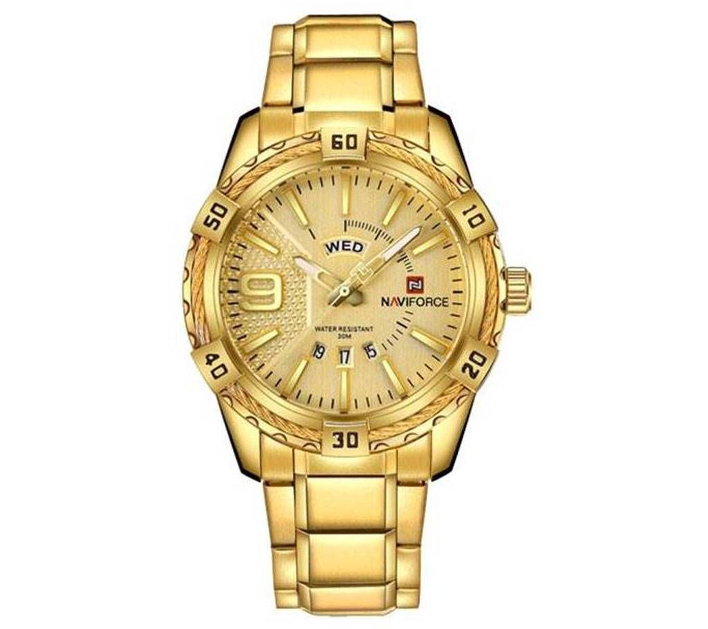 NF9117 - Stainless Steel Analog Watch