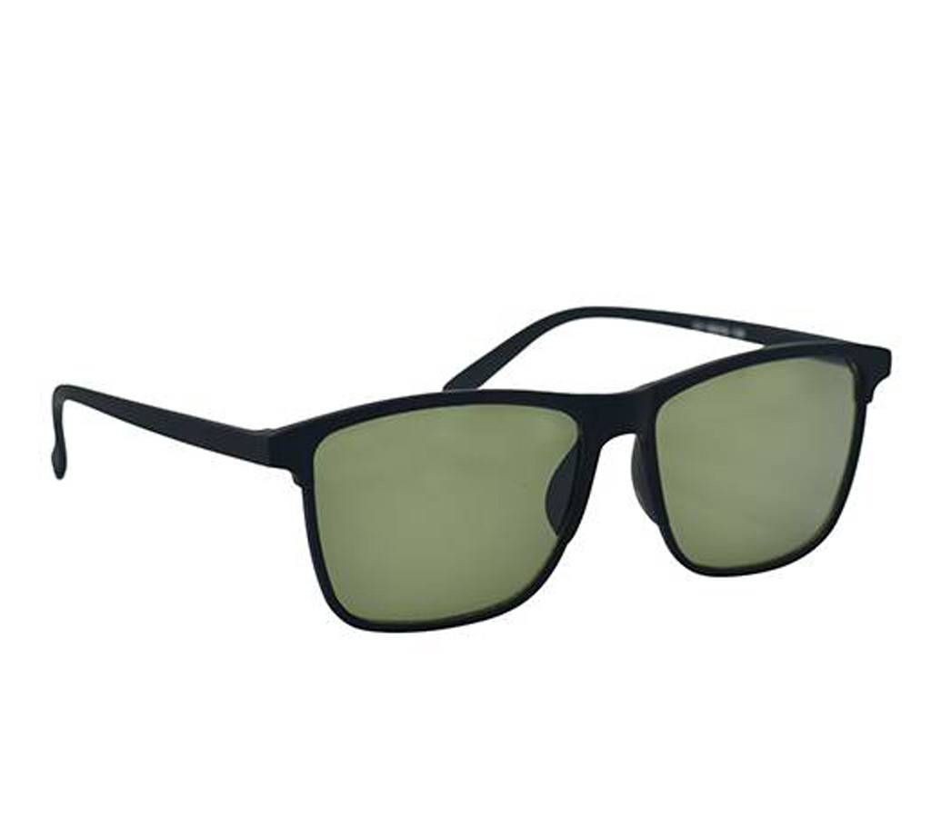 Black Plastic Frame Yellow Shade Sunglass for Men