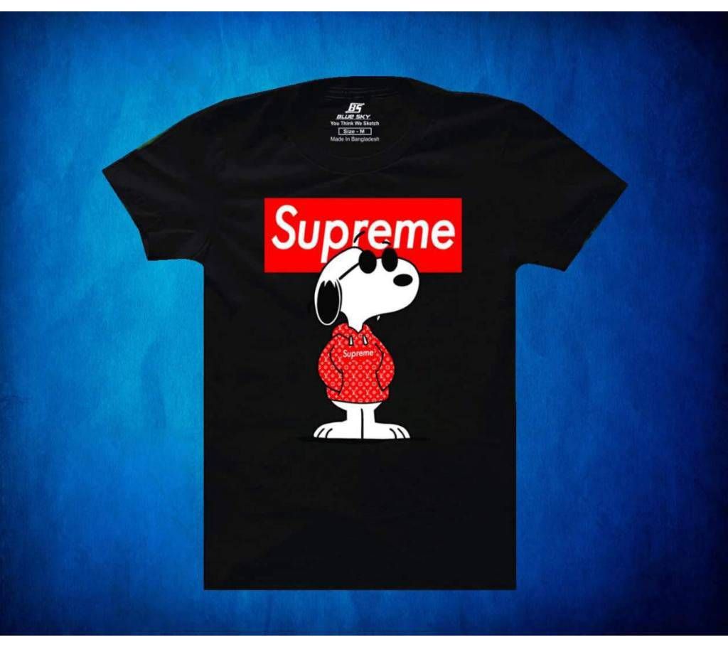 SUPREME printed t shirt for men 