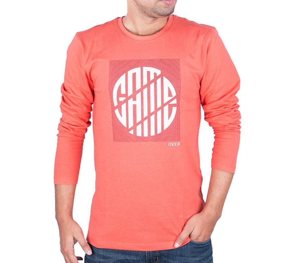 Mens Full Sleeve T-Shirt 37938 - CORAL