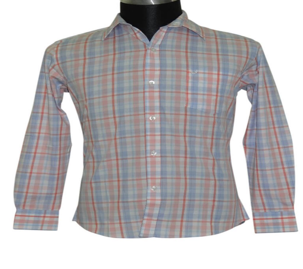 White Tartan Check Shirt
