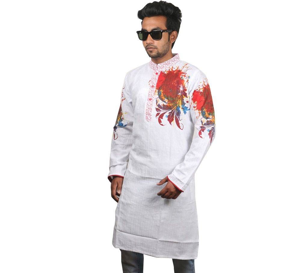 Boishakhi Semi long Cotton Panjabi.