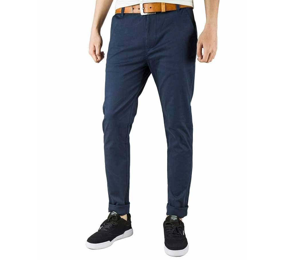 Stretchable Gabardine Pant - Navy Blue