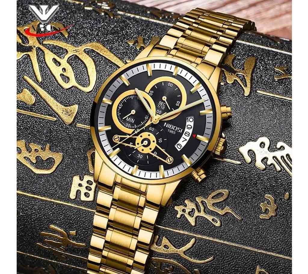 NIBOSI 2309-AC Mens Chronograph Quartz Wristwatch