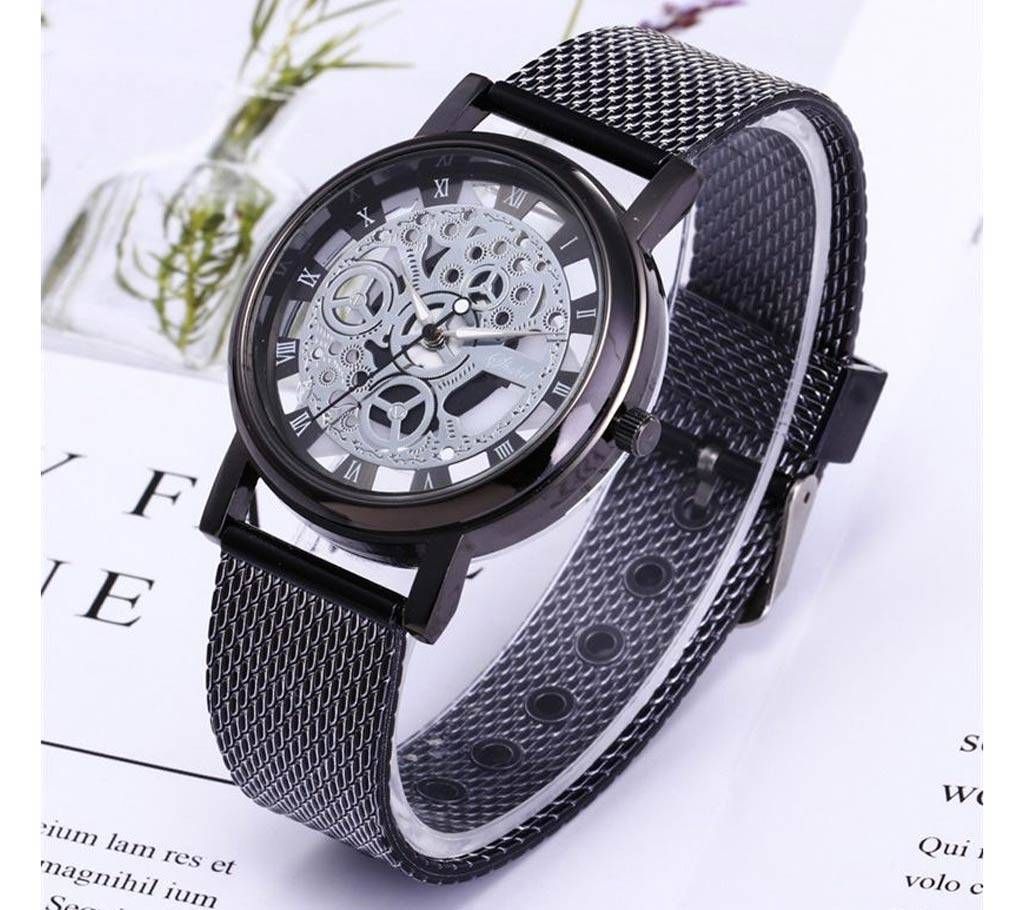 Metallic Mens  Skeleton Watch WSY15987