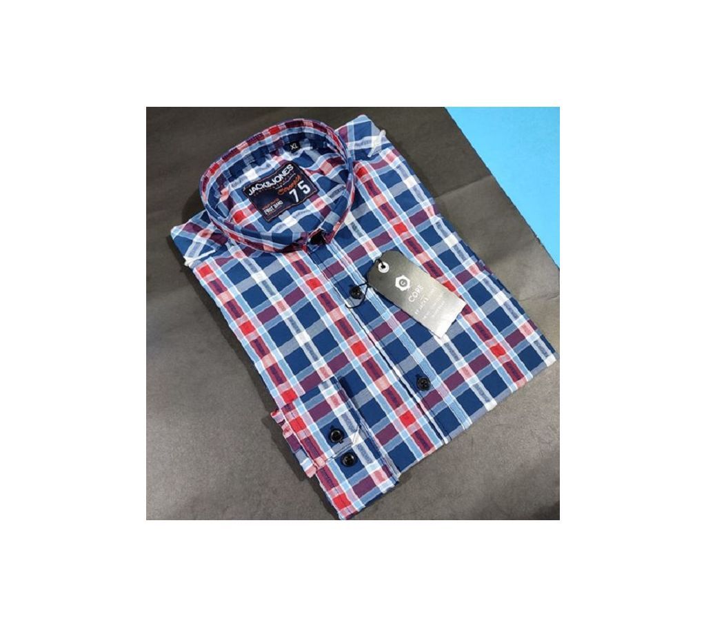 Slim Fit Casual Full Sleeve Shirt - Check 09 - SNK