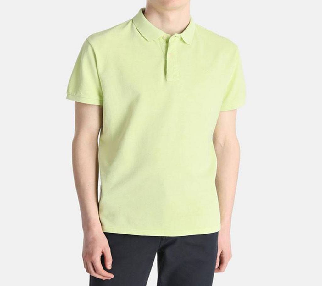 Short Sleeve Mens Cotton Polo Shirt