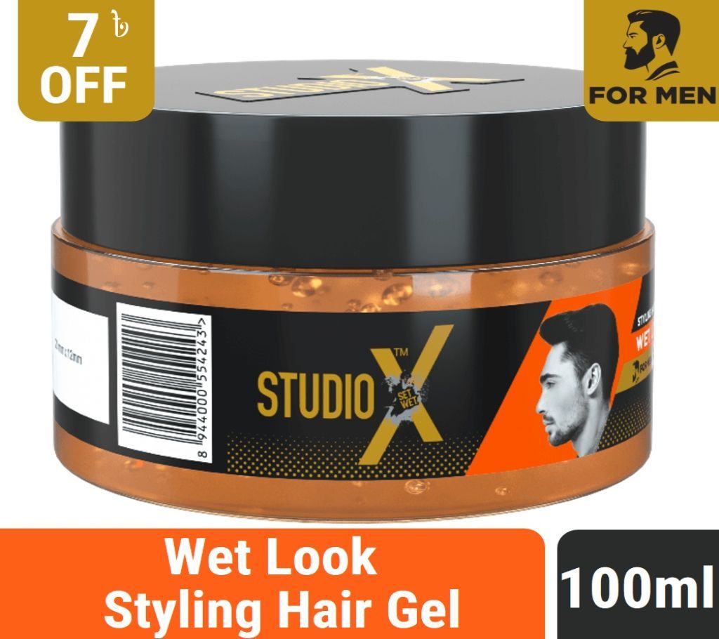 Studio X Wet Look Hair Gel 100ml