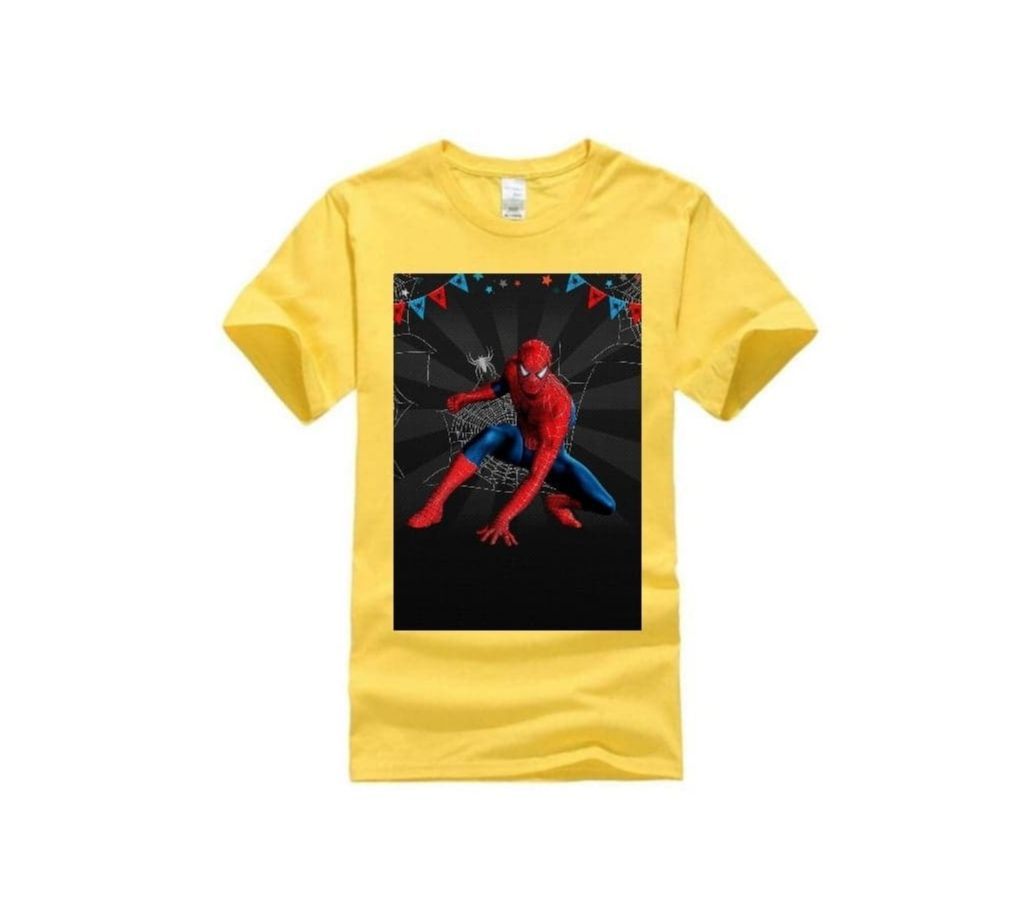 Spiderman  Half Sleeve Mens Tshirt 