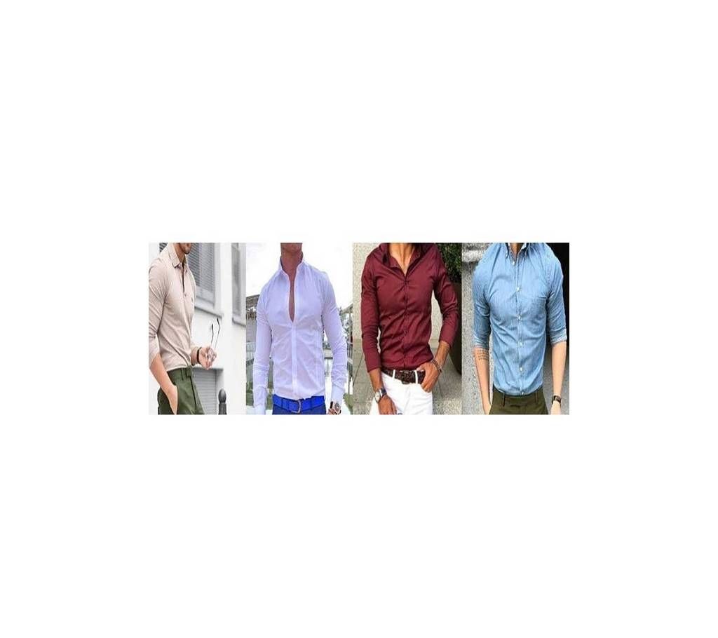 $ 4pcs Cotton Full Sleeve Combo Offer