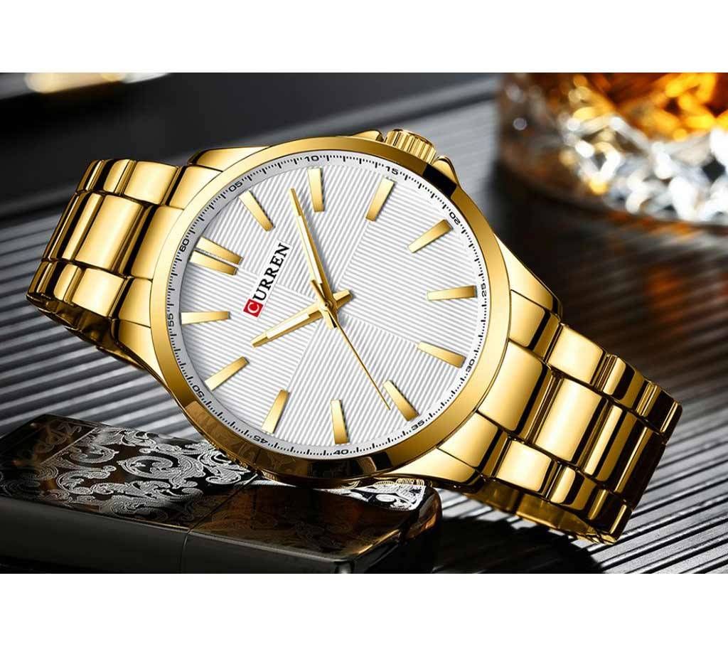 CURREN 8322 Golden Watch For Men