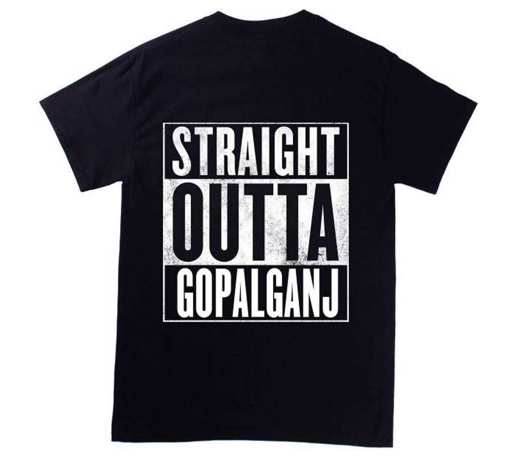 Straight Outta Gopalganj Half Sleeve T-Shirt For Men