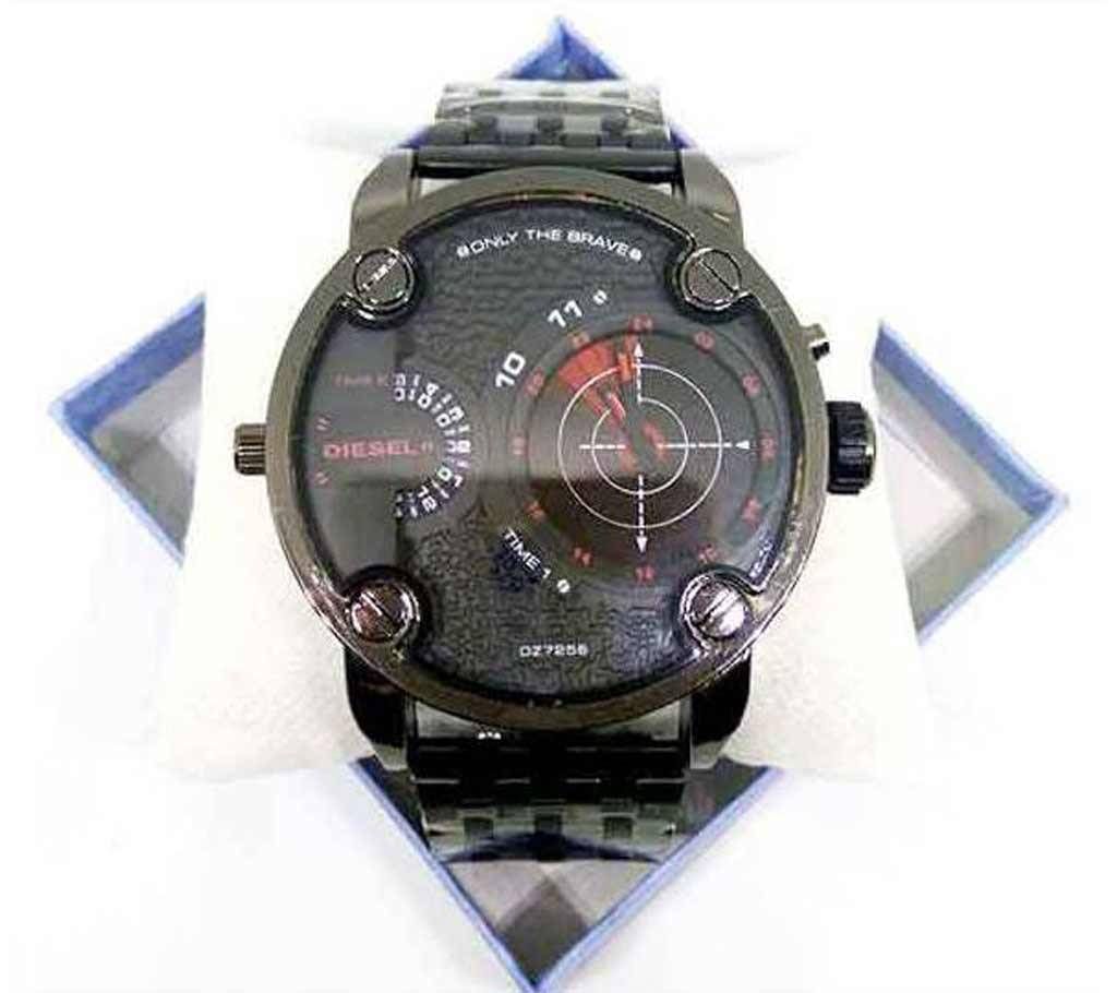 Diesel Brave Series Radar Bracelet Watch (Red Insert) copy 
