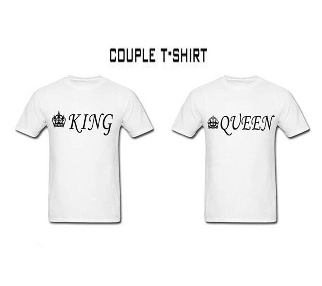 Couple T shirt  Half Sleeve Cotton T-Shirt
