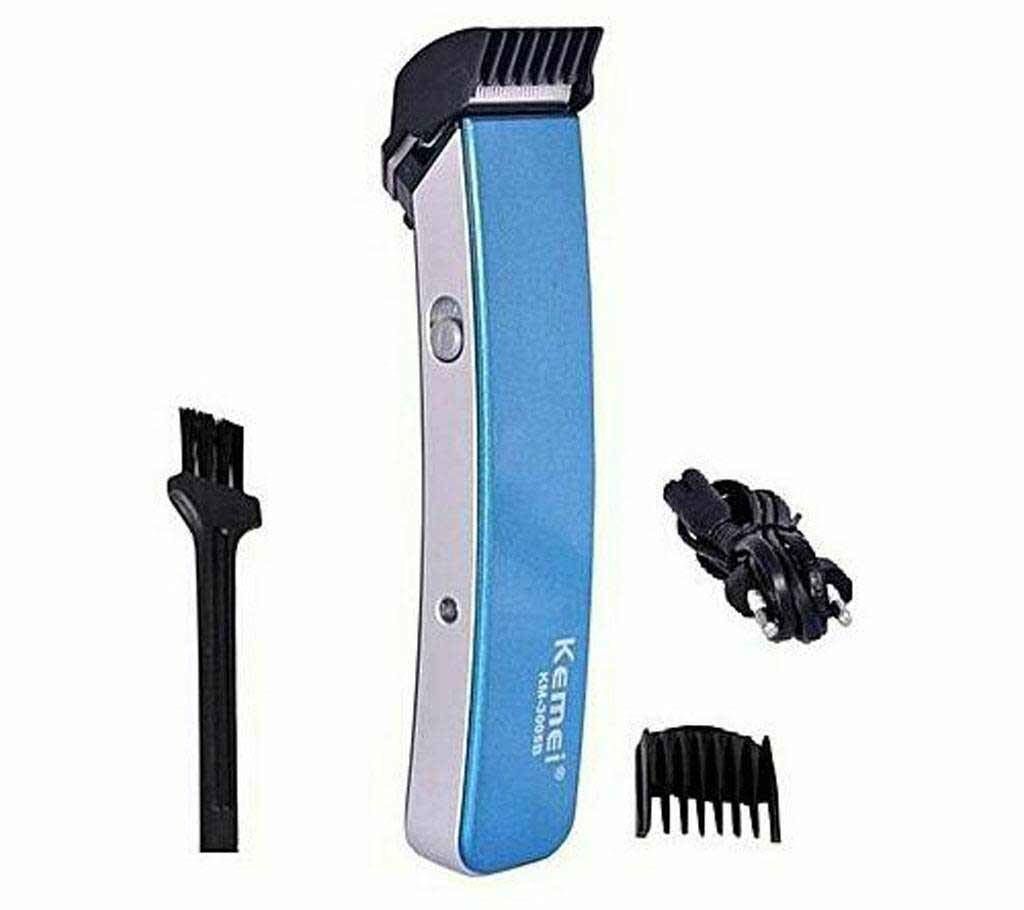 Rechargeable Trimmer/ Clipper KM-3005B Light Blue