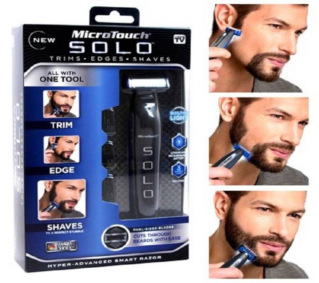 microtouch solo trims edges shaves