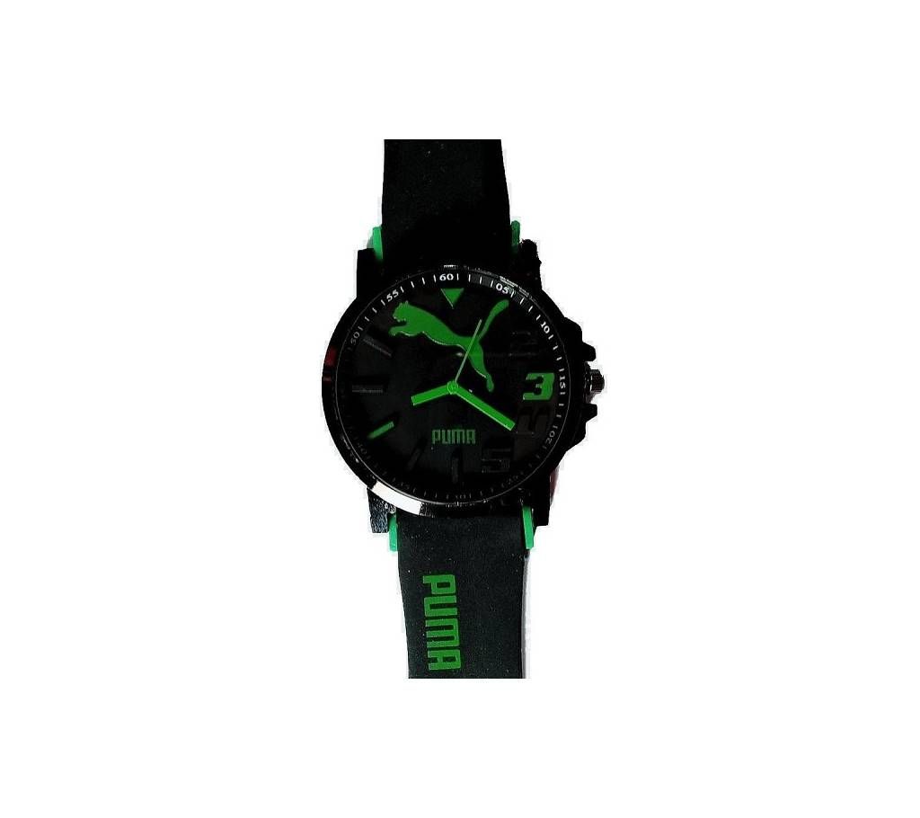 Puma Black Green Sports Watch for Men
