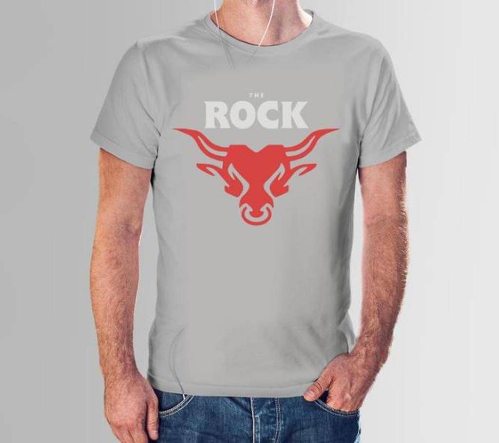 The Rock Cotton T-shirt For Men