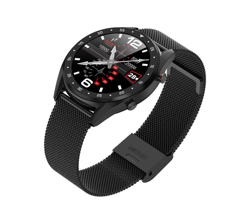 Microwear L7 Smart Watch Magnetic Black Chain Straps  CHG