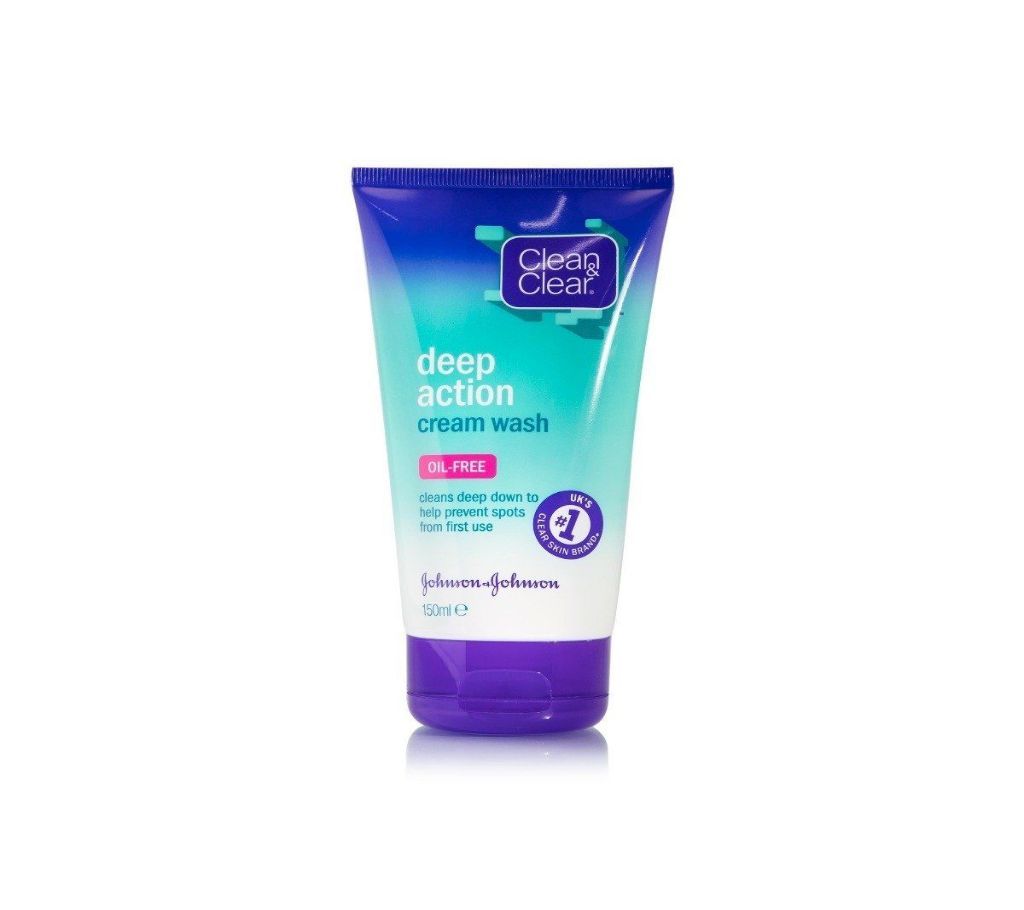 Clean and Clear Deep Action Oil-Free Cream Wash