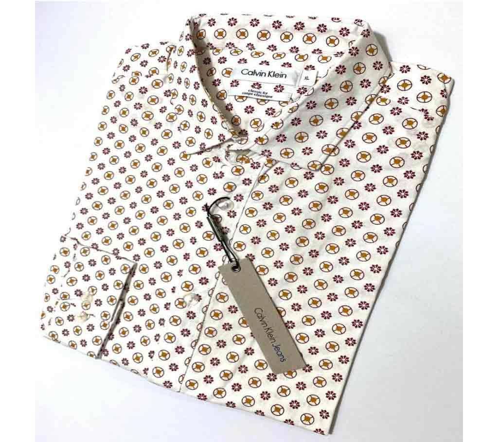 Mens Full Sleeve Cotton AOP Shirt