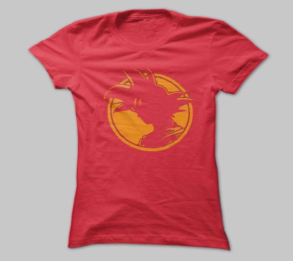 ANGRY GOKU RED COTTON TSHIRT FOR MEN