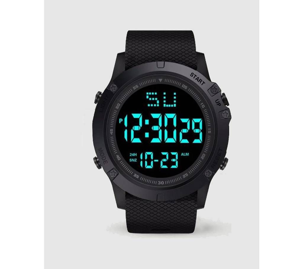 Waterproof LED Digital Watch Sport  Quartz Watch For Men