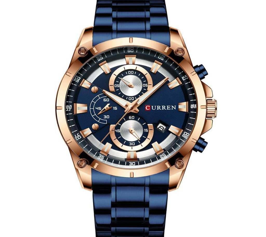 CURREN 8360 CHRONOGRAPH BLUE WATCH FOR MEN