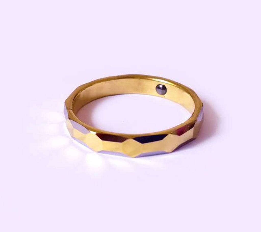 Gents gold plated finger ring 