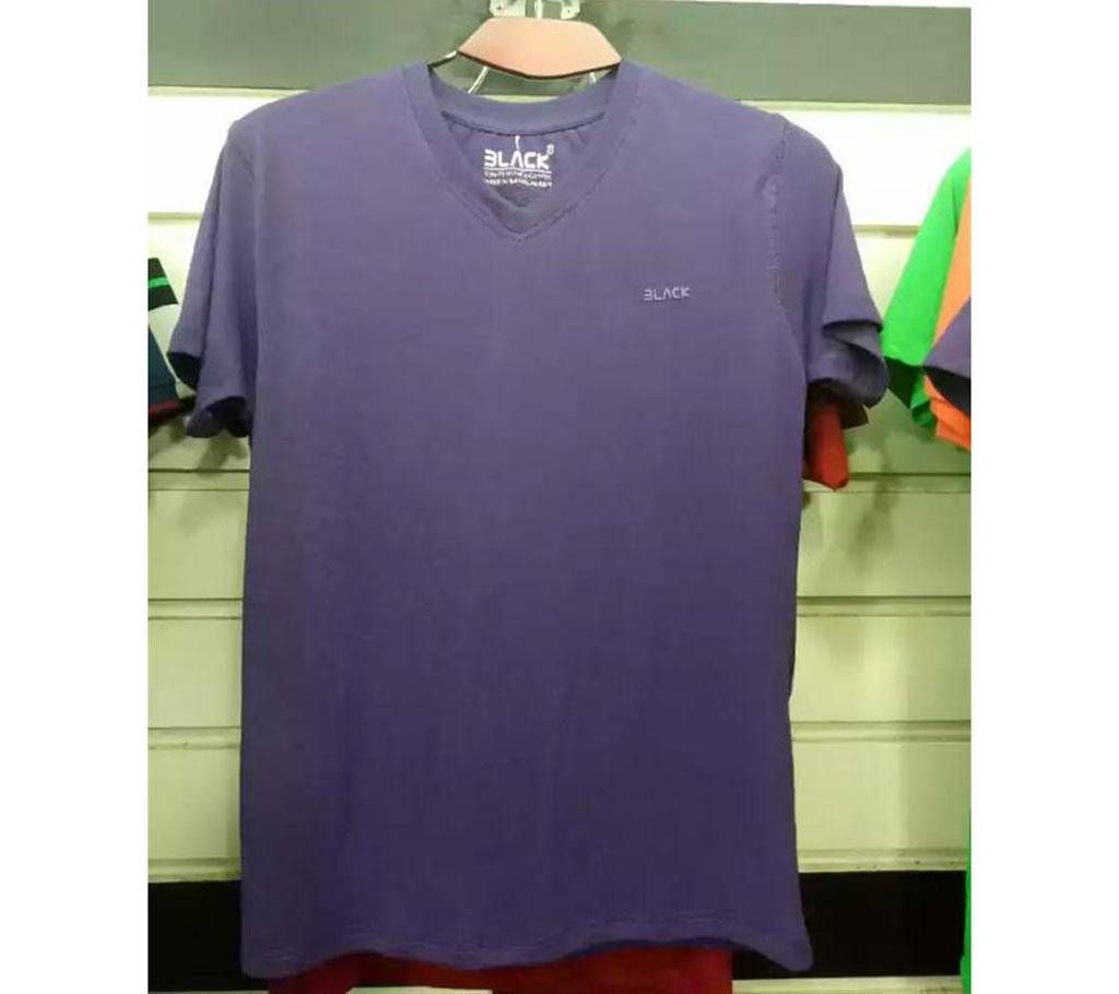 High quality V neck Cotton T-shirt