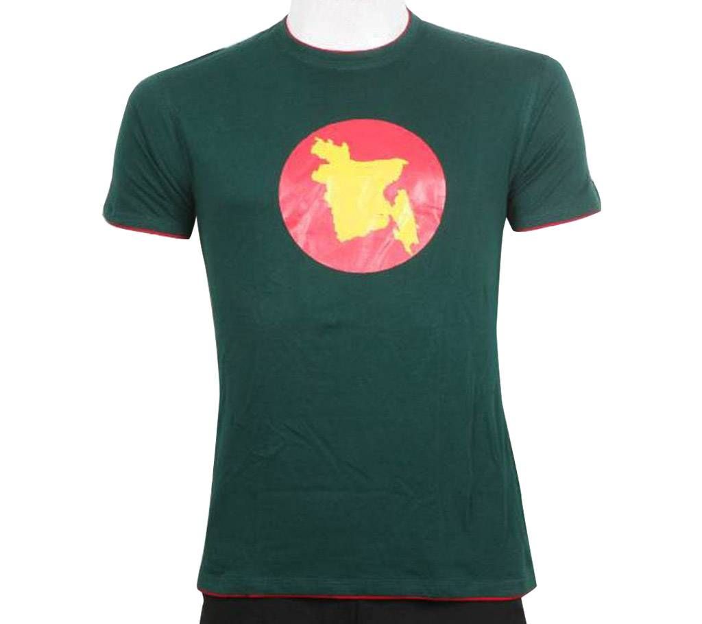 victory day special gents half sleeve t-shirt 