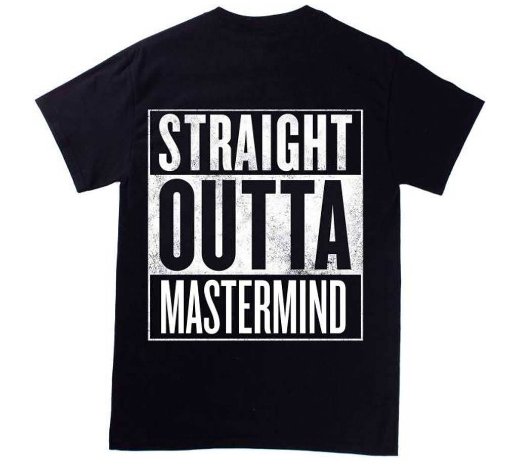 Straight Outta Mastermind Half Sleeve T-Shirt For Men